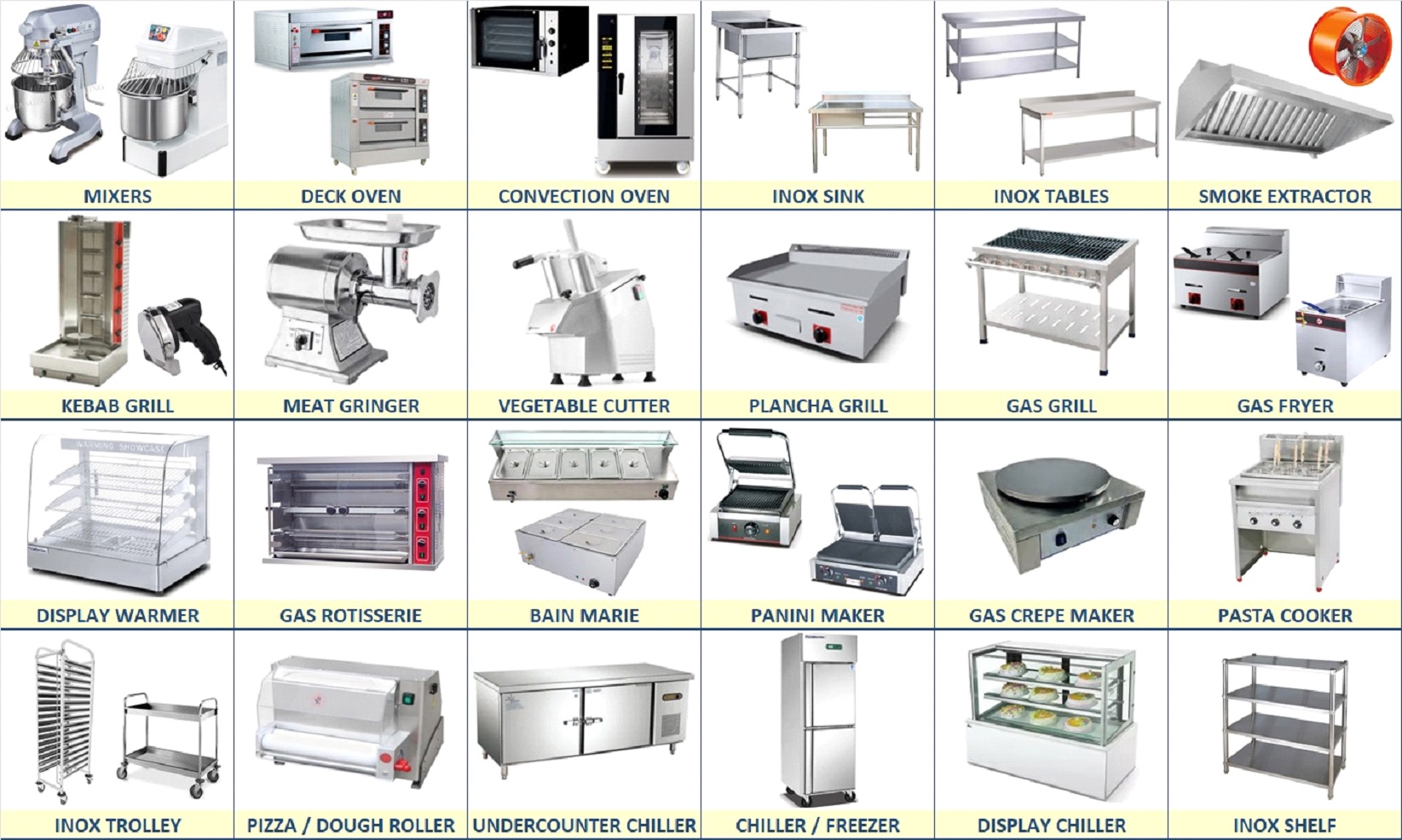 Commercial kitchen equipment
